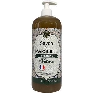 Marseille - Biologische Olijfzeep - 1 l - Gemaakt in Frankrijk