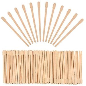 500 stuks wenkbrauw wax sticks kleine wax spatels applicator hout ambachtelijke sticks voor ontharing wenkbrauw lip neus wax applicator sticks