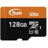 Team Group - Flashgeheugenkaart - 128 GB - UHS Klasse 1 - microSDXC - Zwart - Oranje