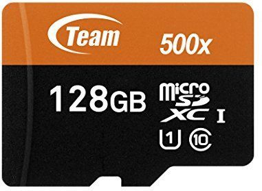 Team Group - Flashgeheugenkaart - 128 GB - UHS Klasse 1 - microSDXC - Zwart - Oranje