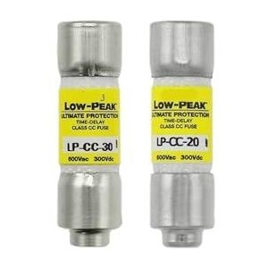 Industriële stuurzekering LP-CC 600V 30A 10 * 38 mmCC-klasse vermogenszekering(LP-CC-25)