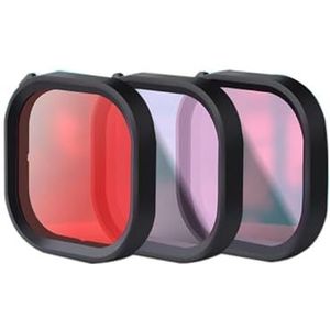 Voor Gopro 10 9 Filters, Magenta Snorkel Filters Lens Rode Kleur Neutrale Dichtheid Circulaire Polarisatie voor Onderwater Snorkelen Duik Fotografie Opname (paars)