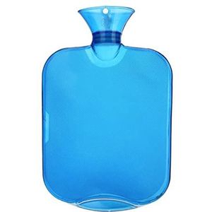 DieffematicRSD Warmwaterkruik Winter Lekvrij Transparante Draagbare Outdoor Camping Warmwaterkruik Explosieveilige Verwarming Kantoor Dikker Handwarmer (Color : Blue)