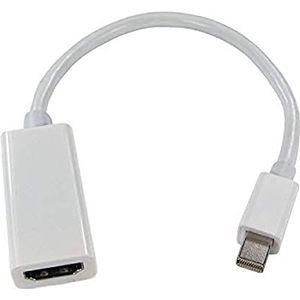 Tec-Digi Mini DisplayPort DP-naar-HDMI-adapterkabel, HDTV-adapterconverter, ondersteunt Thunderbolt voor Apple Mac, MacBook Air Pro, iMac