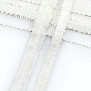 10/20/40 meter 11 mm gekleurde nylon elastische band elastiekjes voor het naaien van kleding ondergoed beha schouderriem DIY riem accessoires-wit-11 mm-40 meter