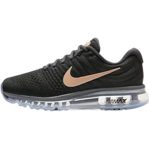 NIKE Dames Sneaker, Air Max 2017 Black Gold 849560 008, 38 EU, Air Max 2017 Black Gold 849560 008, 38 EU