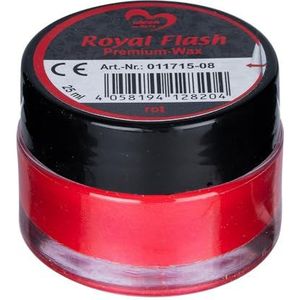 Royal Flash Premium Wax | 25 ml | Metallic Micro Glitter Effect (rood)