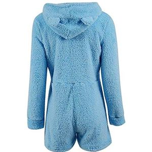 Una LittleSpace Onesie DDLG ABDL Volwassen Baby Romper Ageplay Pyjama, Blue, L