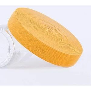 40 meter 20/25 mm elasticiteit elastische band voor ondergoed broek beha rubber kleding verstelbare zachte tailleband naaien accessoires-goud geel-20mm 40meter