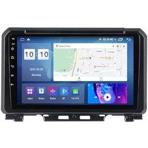 Android 12.0 Car Stereo 9 ""Touch Screen auto audio speler bluetooth stuurwielbediening Voor Suzuki Jimny 2018-2020 auto speler Ondersteunt CarAutoPlay PIP GPS Navigatie Backup Camera (Size : 4+WIFI+4