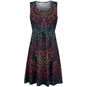 Harry Potter Phoenix Medium-lengte jurk meerkleurig XXL