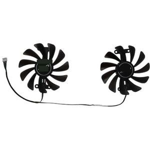 2 stuks/set, videokaartventilatorkoeler, voor GALAX voor GTX 1070 EX, voor 1080 voor EXOC-SNPR ZWART, voor 1070Ti EX-SNPR Wit