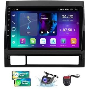 9 Inch Touchscreen 2 DIN Autoradio Compatibel met Toyota Tacoma 2 N200 Hilux 2005-2015 met Stuurbediening FM RDS DAB+ Autoradio WiFi 4G Draadloze Carplay Android Auto Bluetooth DSP(NF-2)