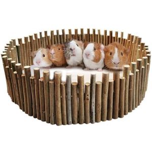 Flexibele 40 cm houten kleine huisdierbox voor hamsters, decoratief en herbruikbaar, universele hamsteromheining
