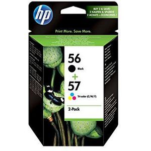 HP 56/57 inktcartridge 2 stuk(s) Origineel Hoog (XL) rendement Zwart, Cyaan, Magenta, Geel