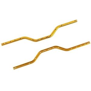IWBR 2 Stuks Chassis Frame Railligger Kant for SCX24 Rc Crawler Auto Axiale Nachtschoot 1/24 Schaal 90081 C10 AXI00002 onderdelen (Size : Gold 2Pc)