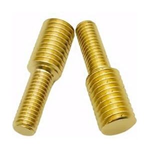 Messing en kleine kop conversieschroef/verloop dubbele kop verbindingsbout(M6x25xM12x25)