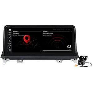 Android 15 Auto Stereo Radio voor X5 X6 E70 E71 2007-2013 CCC CIC GPS Navigatie 10,25 inch Touchscreen MP5 Multimedia Speler Video Ontvanger met WiFi 4G DSP Carplay,Ccc,N8 PRO MAX