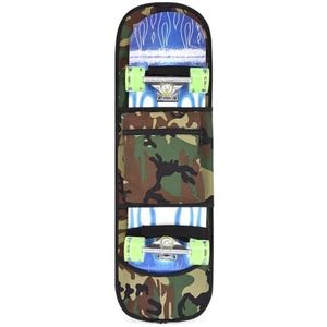 SHBHWS Dubbele rocker opslag rugzak, land surfplank tas, longboard tas, skateboard draagtas, skate accessoires skateboard tas (kleur: groen)