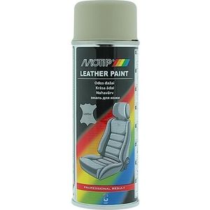 Motip leather spray - leer & vinyl lak - beige - 200 ml