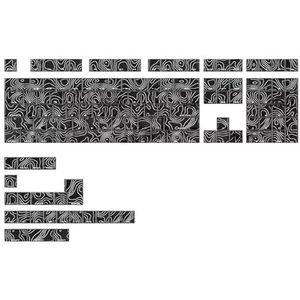 PLCPDM Voorgevormde Keycap Side Backlit Karakters Ergonomische 131-Key Keycaps Voor Mechanisch Toetsenbord Comfortabel Typen