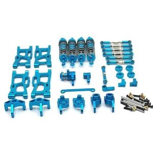 Geschikt for WLtoys 144010 144001 144002 124017 124019 RC Auto Upgrade En Modificatie Onderdelen(Blue)