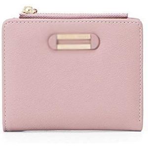 XIANGFANSQ portemonnees voor dames Fashion Brand Small Wallet For Women kaarthouder Zipper Portemonnees Ladies Slim Beurs van de Portefeuille (Color : Pink)
