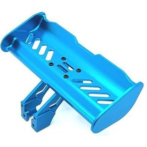 Afstandsbediening auto metalen upgrade aangepaste accessoires Staartbeugel Staartvin for WLtoys Relalo 1/14 1/12(Blue)