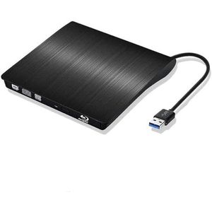 Externe Draagbare Blu-ray-cd-drive USB 3.0 3D Blu-ray-dvd-speler DVD-cd-brander/-schrijver/-lezer ROM For Pc, Computer En Notebook Heldere Beeldkwaliteit Stabiele Audio