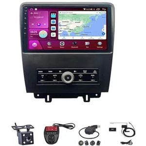 Android Double Din Car Stereo 9 Inch Touchscreen Autoradio Autotoebehoren Multimedia Stuurwielbediening met Navigatie Plug And Play Voor Ford Mustang 2010-2014(M100S WIFI 1G+16G)