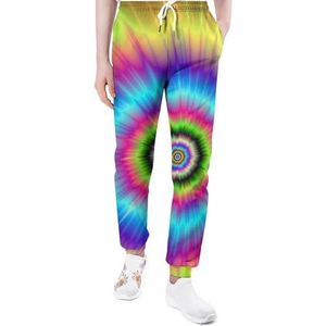 Dazzling Tie Dye Heren Joggingbroek Casual Joggers Broek Atletische Lounge Broek Met Zakken Voor Vrouwen