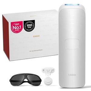 Ulike Air 3 IPL-ontharingsapparaat voor dames en heren met gepatenteerde ijskoelingstechnologie, vrijwel pijnloze resultaten, alternatief voor laserontharing, voor lichaam en gezicht, wit