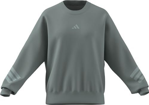 adidas Mujer FUTURE ICONS THREE STRIPES SWEATSHIRT, Wonder Sage, L