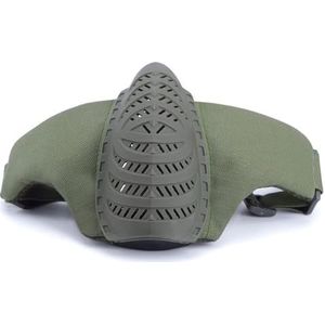 Tactisch Halfmasker, voor Airsoftbescherming Tactisch Gamen Cs-Gamen en Halloween Cosplay(Green)