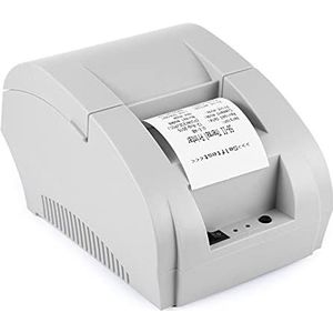 Etiketprinters Pos Thermische printer Mini 58mm USB POS Ontvangstprinter for resaurant supermarkt winkel Bill Check Machine (Color : 5890K Gray)