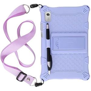 Geschikt for Lenovo Tab M9 2023 TB-310FU TB-310XU 9 inch Tablet Schokbestendig Kids Stand Cover Case(Color:Purple)