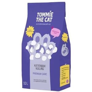 Tommie the Cat - 20L premium kattenbakvulling - babypoeder geur - ultra klontvormend & stofvrij