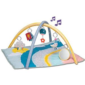 Taf Toys Music & Light Magical Mini Moon Baby Gym. Newborn Activity Gym & Playmat Includes Music & Lights & Hanging Baby Sensory Toys. Padded Base for Tummy-time. Suitable for Boys & Girls 0 months +
