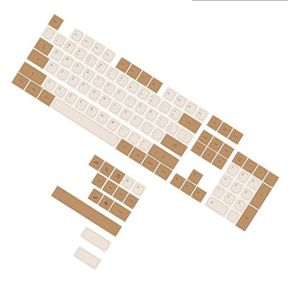 119Keys PBT DyeSublimation Tiramisu Keycap MAProfile DYE-SUB Voor Mechanische Toetsenborden