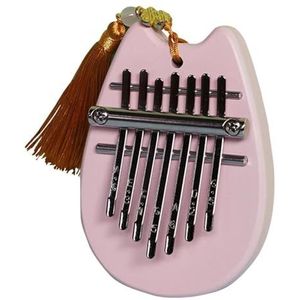 Kalimba 8-toetsen chromatisch schattig muziekinstrument draagbare kalimba vingerpiano muziekinstrument professionele duimpiano professionele vinger marimba muziekinstrument muziekaccessoires kalimba (