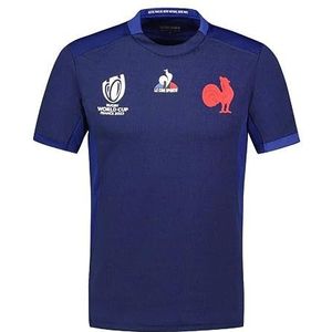 Replica shirt heren XV Frankrijk – rugby wereldkampioenschap 2023, Blauw, S