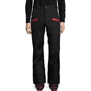 Ultrasport Heren Professional Inuit 3-in-1 skibroek, zwart/rood, L