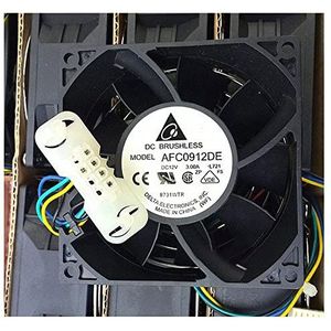 Original 9cm fan AFC0912DE 12V 3.00A 4wires,dual ball bearings fan for car booster