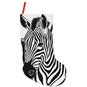 Zebra Print Print Kerst Kousen,Vakantie Party Decoraties