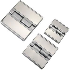 Zinklegering Scharnieren Roestvrij Staal Scharnieren Heavy-Duty Deur Scharnieren 1 Stks (Large)