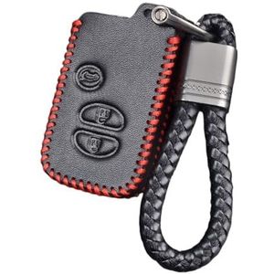 Sleutelbehuizing houder Lederen Autosleutel Case Cover Voor Land Voor Cruiser Voor Prado 150 Voor Camry Voor Prius Voor Crown Sleutelhanger Houder Sleutelbehuizing(4)