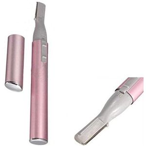 Brussels08 Elektrische Wenkbrauw Lichaam Gezicht Haar Trimmen Blade Razor Scheerapparaat Gezichtshaar Remover Trimmer Batterij-Werkt Gezichtshaar Razor Voor Gezicht Oor Neus Wenkbrauw Benen Oksel Lichaam Willekeurig