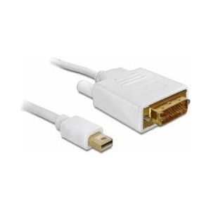 DeLOCK DisplayPort-kabel - Mini DisplayPort (M) naar DVI-D (M) - 2 m - voor Apple MacBook; MacBook Air; MacBook Pro