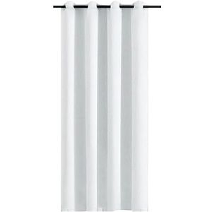 DUANSIYU Buitengordijnen, 1 stuk buitengordijnen, waterdicht, geïsoleerde raamtuinhuisje gordijnen, wit, 1 paneel, B 132 x 213 cm