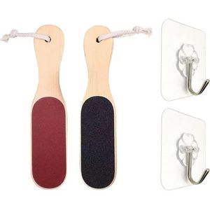 2 stuks voetmassageapparaten, 2 stuks haken, puimsteen voor voeten, professionele voetvijl, voet- en hielvijl, voet- en hielvijl, voet- en hielvijl, voetschuurmachine